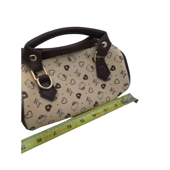 Hello Kitty Bag Y2k Retro Style Women  KT Print Cylinder Handbag 8.5" X 4" X 4" - Picture 5 of 10